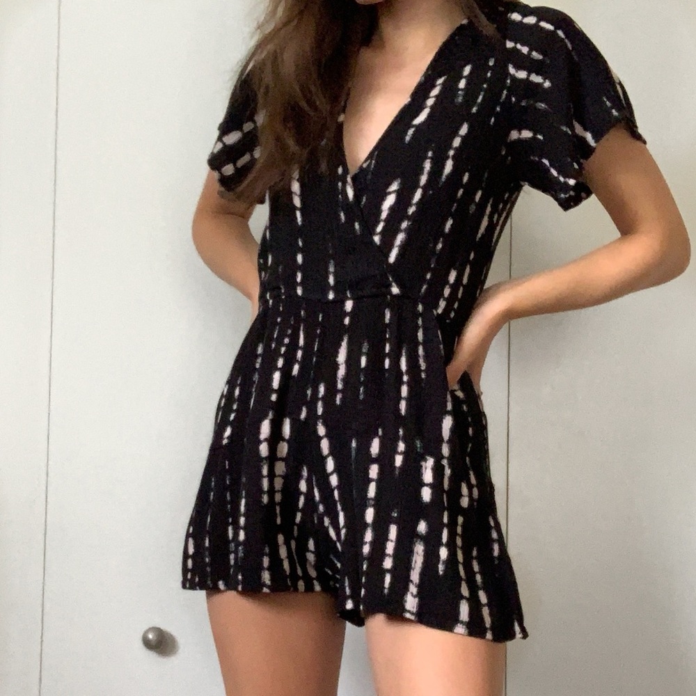 Black & White Playsuit